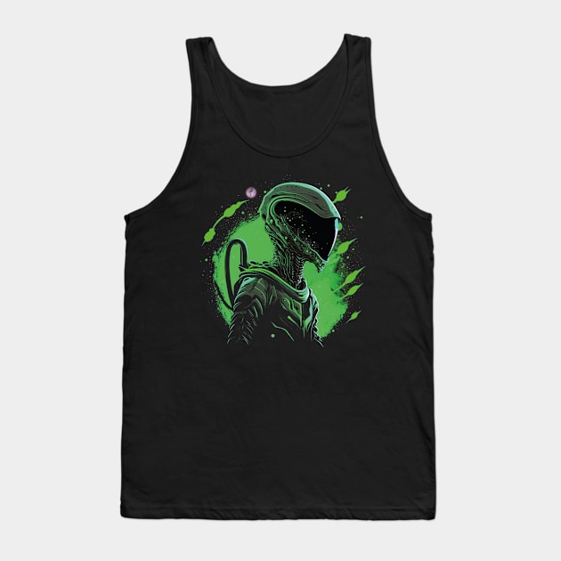 alien Tank Top by rocknerd